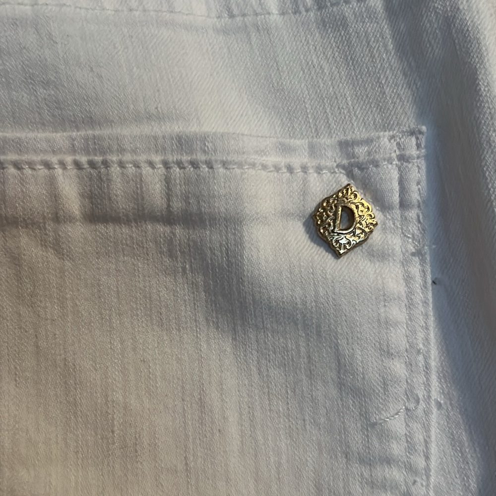 Democracy. Absolution. Size 10. White Flared Jean… - image 5